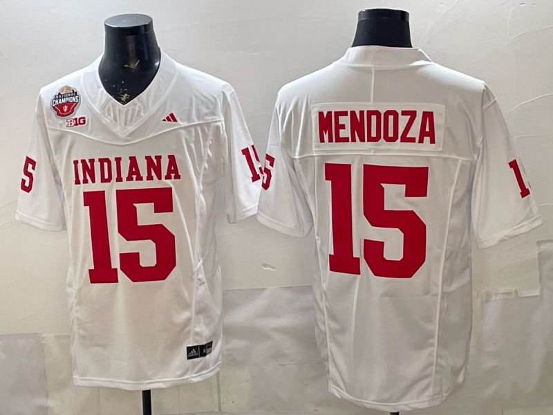 Men 2026 Ohio State Buckeyes #15 Mendoza White Limited NCAA Jersey 073->ncaa teams->NCAA Jersey